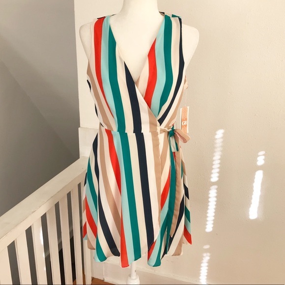 Gianni Bini Dresses & Skirts - 🌈NWT! Colorful Gianni Bini Wrap Dress